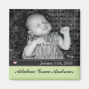 Baby Announcement Magnet