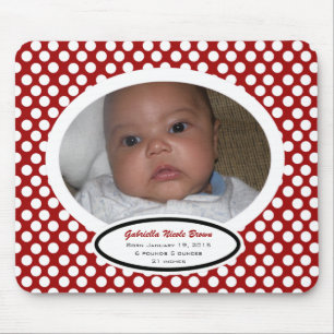 Baby Announcement Mousepad