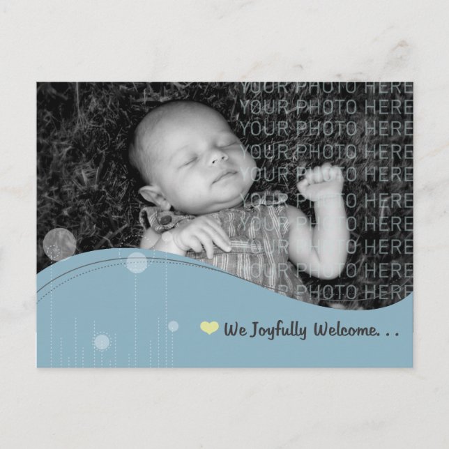 Baby Announcement Postcard (Front)