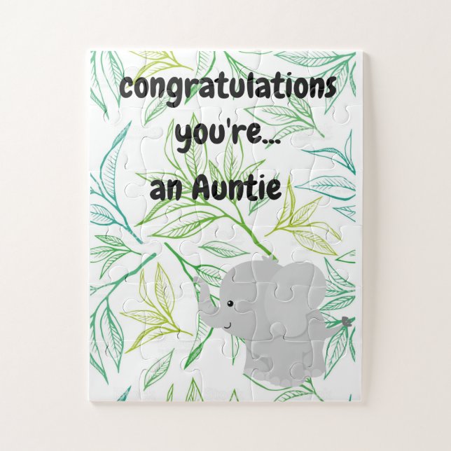 Baby Announcement Puzzle Gift! (Vertical)