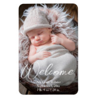 Baby Announcement Welcome Birth Announcement