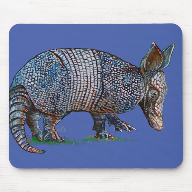 Baby Armadillo Mouse Mat (Front)