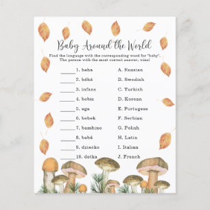 Baby Around the world - Baby Shower Game