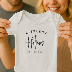 Baby Arrival Announcement Personalised Name Bodysuit