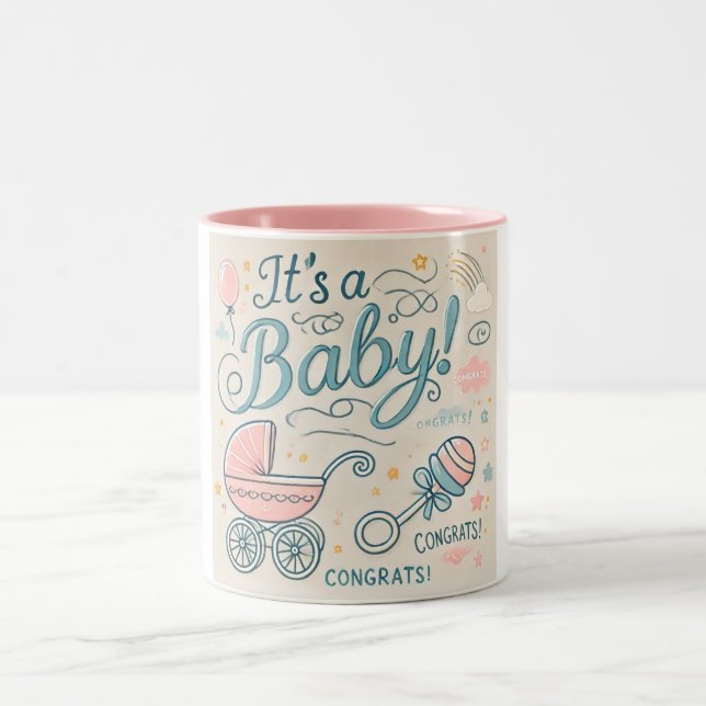 Baby Arrival Mug | Congratulations New Parents (Center)