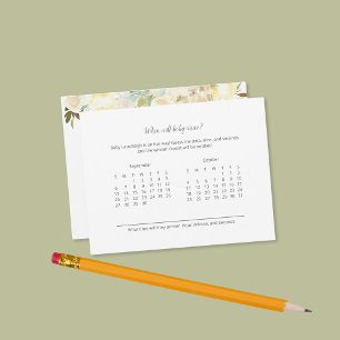 Baby Arrival Prediction Elegant White Rose
