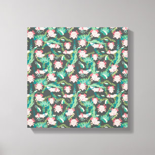 Baby Axolotl Canvas Print