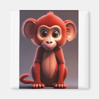 Baby Baboon Bonanza Magnet