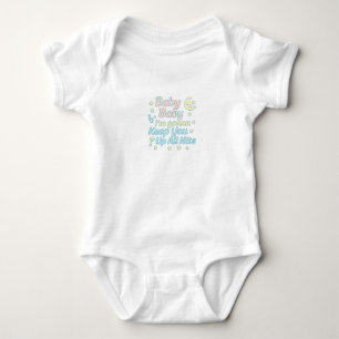 Baby Baby I’m Gonna Keep You Up All Nite Pastel  Bodysuit