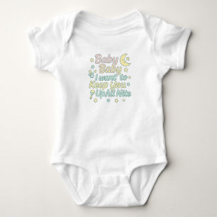 Baby Baby Keep You Up All Nite Pastel Nursery Quot Bodysuit