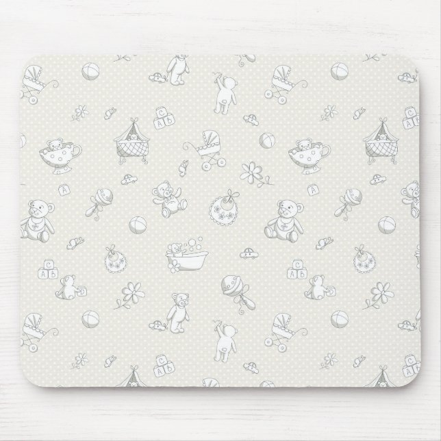 Baby background mouse mat (Front)
