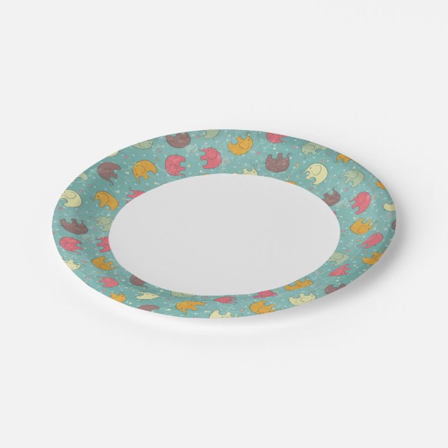 baby background paper plate (Angled)