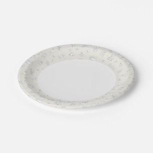 Baby background paper plate
