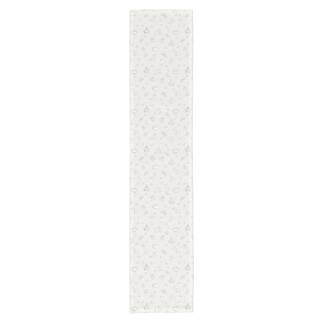 Baby background short table runner (Front)