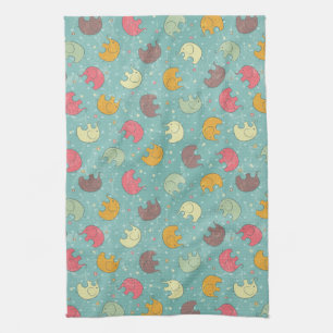 baby background tea towel