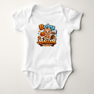 BABY BALLER BASKETBALL BODYSUIT