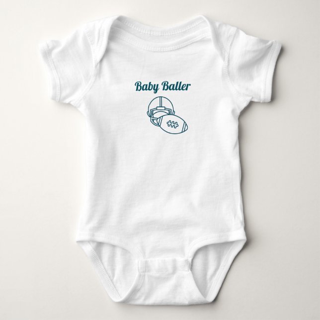 Baby Baller bodysuit Tshirt (Front)