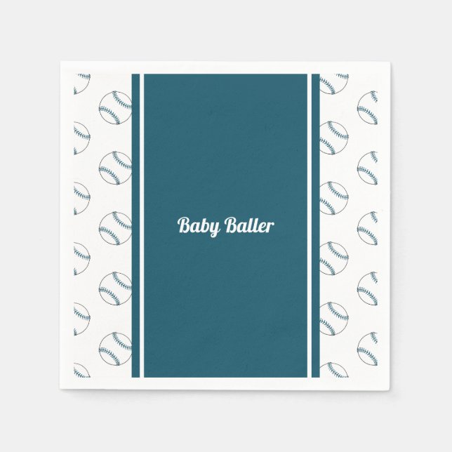 Baby Baller paper napkin (Front)
