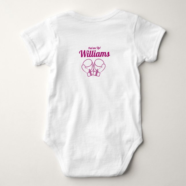 Baby Baller pink Tshirt (Back)
