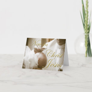 Baby Baptism Card