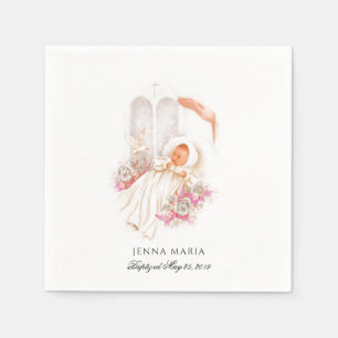 Baby Baptism Christening Religious Traditional Napkin