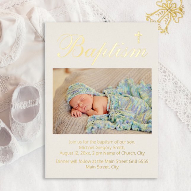 Baby Baptism Photo Religious Cross (Creator Uploaded)