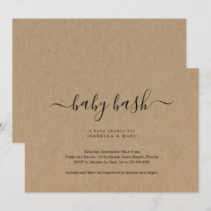 Baby Bash Baby Shower Invitation