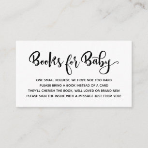 Baby Bash Books for Baby  Enclosure Card