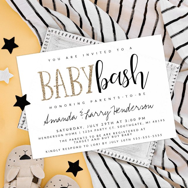 Baby Bash, Couples Baby Shower Invitation (Creator Uploaded)