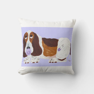 Baby Basset Hound Cushion