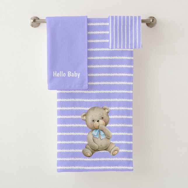 Baby Bathroom Towel Set  (Insitu)