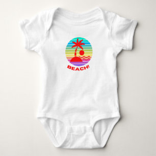 baby beach fun and cute bodysuit