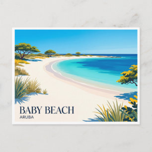 Baby Beach San Nicolas Aruba Postcard