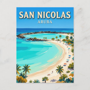 Baby Beach San Nicolas Aruba Postcard