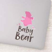 Baby Bear, Bear Cub, Cute Bear, Little Bear - Pink