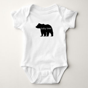 Baby Bear Black Bear Baby Bodysuit