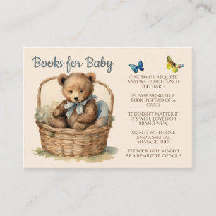 Baby Bear Boy Books for Baby Enclosure Card