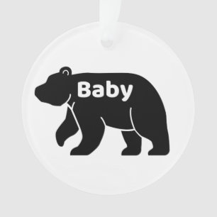 BABY Bear, Child, Baby Shower Gift Ornament