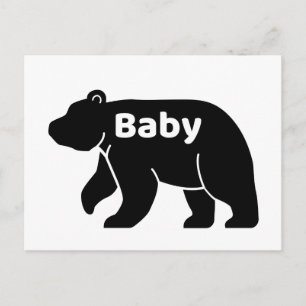 BABY Bear, Child, Baby Shower Gift Postcard