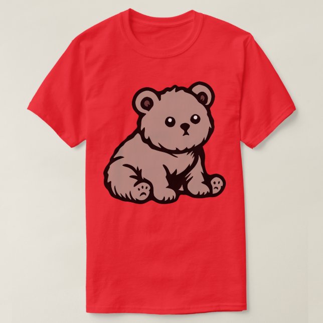 Baby Bear Cub T-Shirt (Design Front)