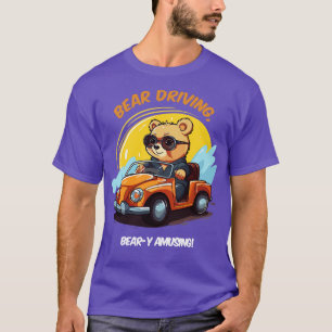 baby bear driving a car T-Shirt