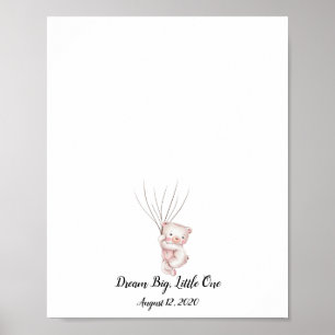 Baby Bear Fingerprint Guestbook