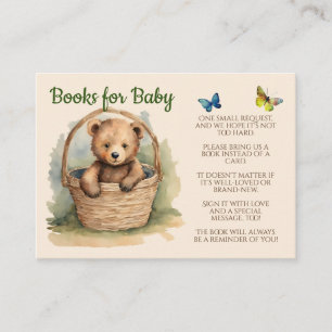 Baby Bear Gender Neutral Books for Baby  Enclosure Card