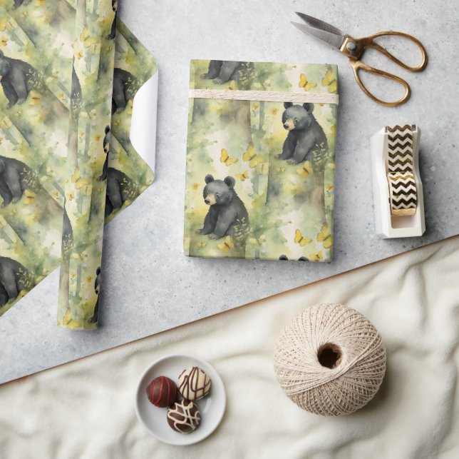Baby Bear Gender Neutral Wrapping Paper (Crafts)