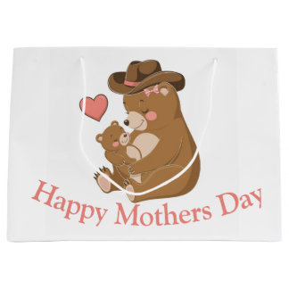 Baby Bear Happy Mother's Day Large Gift Bag