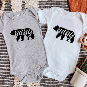 Baby Bear Matching Family Bodysuit