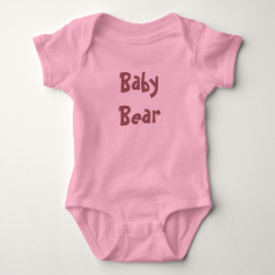 Baby Bear Mother's / Father' Day Gift - pink shirt