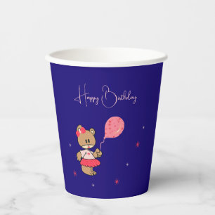 Baby bear paper cups