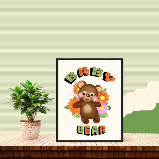 Baby bear poster (Creator Uploaded)