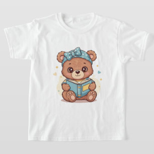 Baby Bear Reading a Book T-Shirt